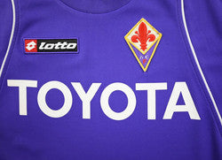 Maillot Fiorentina Extérieur Lotto 2005-07 vintage Toyota