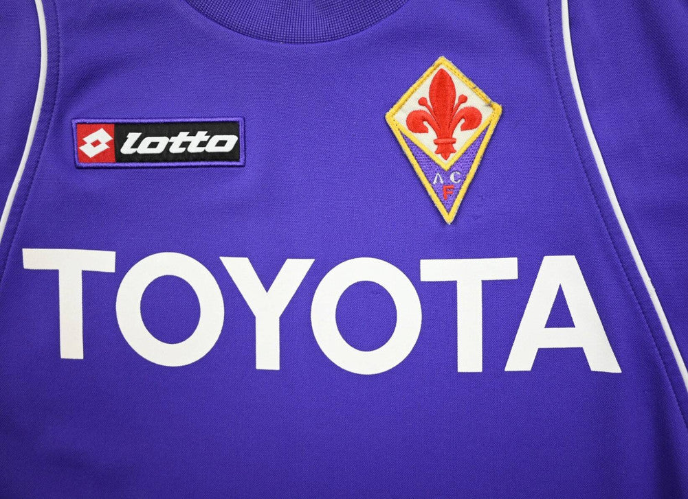 Maillot Fiorentina Extérieur Lotto 2005-07 vintage Toyota