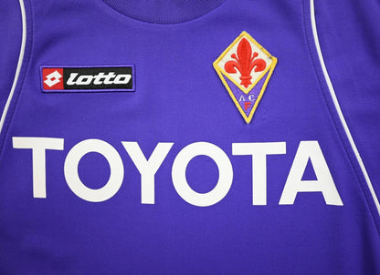 Maillot Fiorentina Extérieur Lotto 2005-07 vintage Toyota