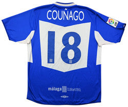 Maillot Málaga CF Domicile Umbro 2005-07 Counago vintage