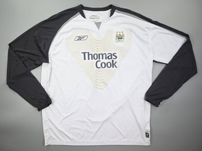 Maillot Manchester City 2005-07 Reebok Manches Longues XL Vintage