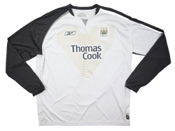 Maillot Manchester City 2005-07 Reebok Manches Longues XL Vintage
