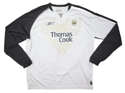 Maillot Manchester City 2005-07 Reebok Manches Longues XL Vintage