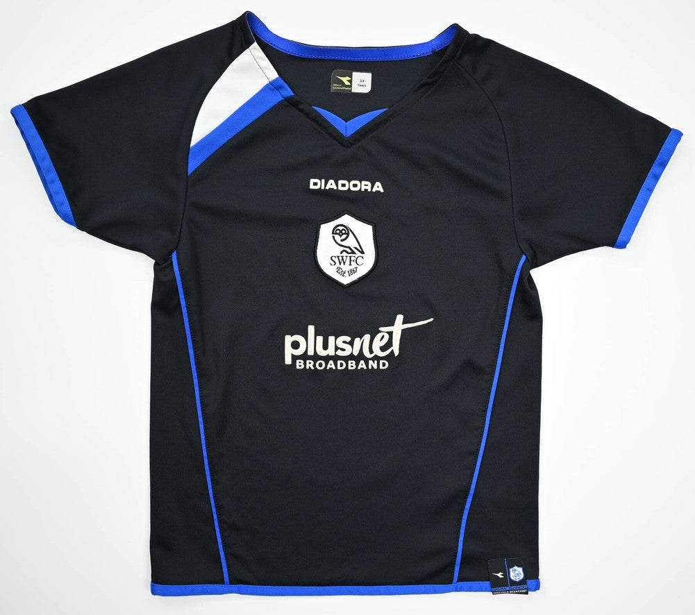 Maillot Sheffield Wednesday Extérieur Diadora 2005-07 Vintage Enfant