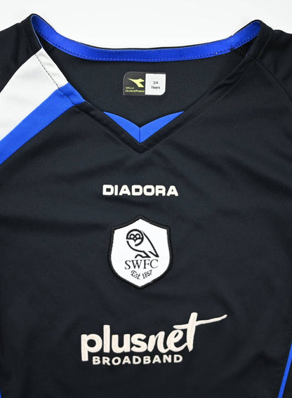 Maillot Sheffield Wednesday Extérieur Diadora 2005-07 Vintage Enfant