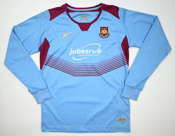 Maillot West Ham Reebok 2005-07 Manches Longues Vintage