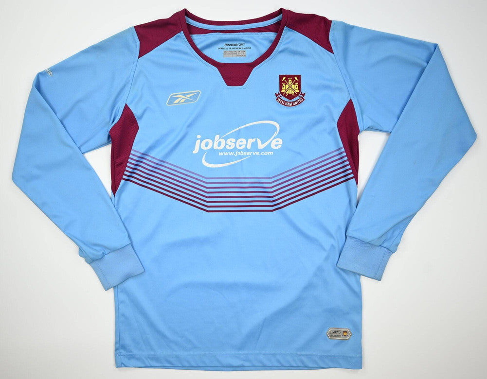 Maillot West Ham Reebok 2005-07 Manches Longues Vintage