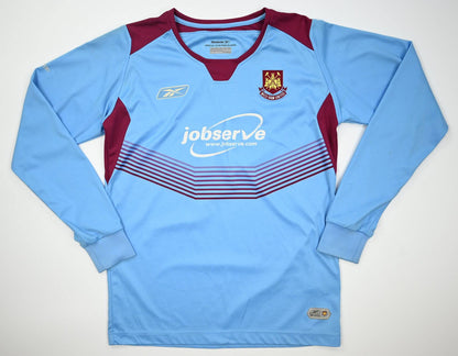 Maillot West Ham Reebok 2005-07 Manches Longues Vintage