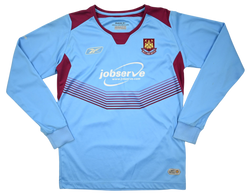Maillot West Ham Reebok 2005-07 Manches Longues Vintage