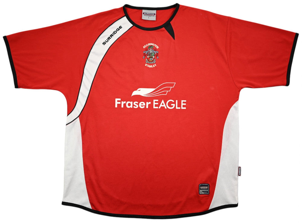 Maillot Accrington Stanley 2006-07 Domicile Surridge vintage L
