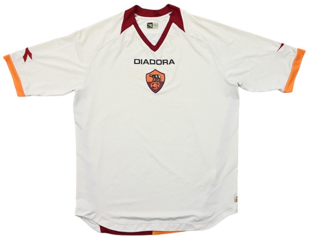 Maillot AS Roma Domicile Diadora 2006-07 Vintage