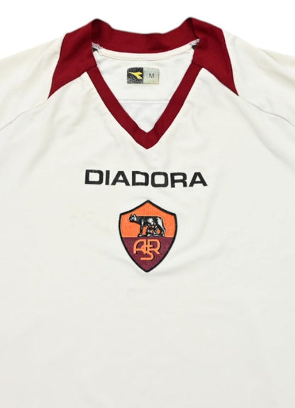Maillot AS Roma Domicile Diadora 2006-07 Vintage