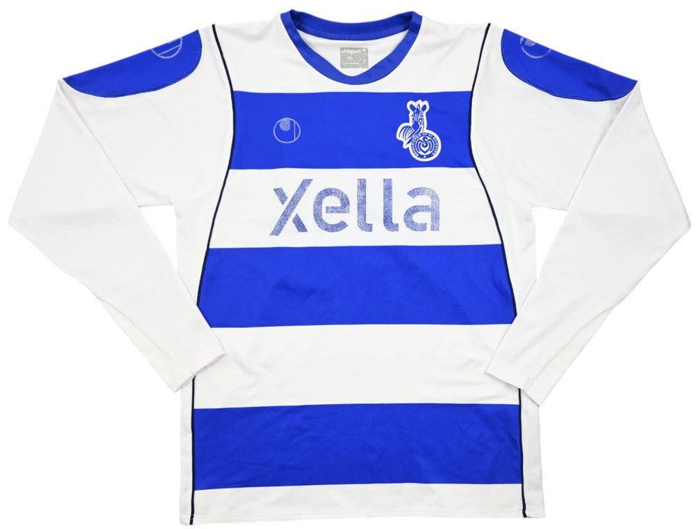 Maillot Duisburg 2006-07 Domicile Manches Longues Uhlsport