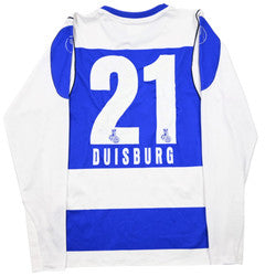 Maillot Duisburg 2006-07 Domicile Manches Longues Uhlsport