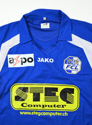 Maillot FC Luzern 2006-07 Jako Match Issue Vintage 8/10