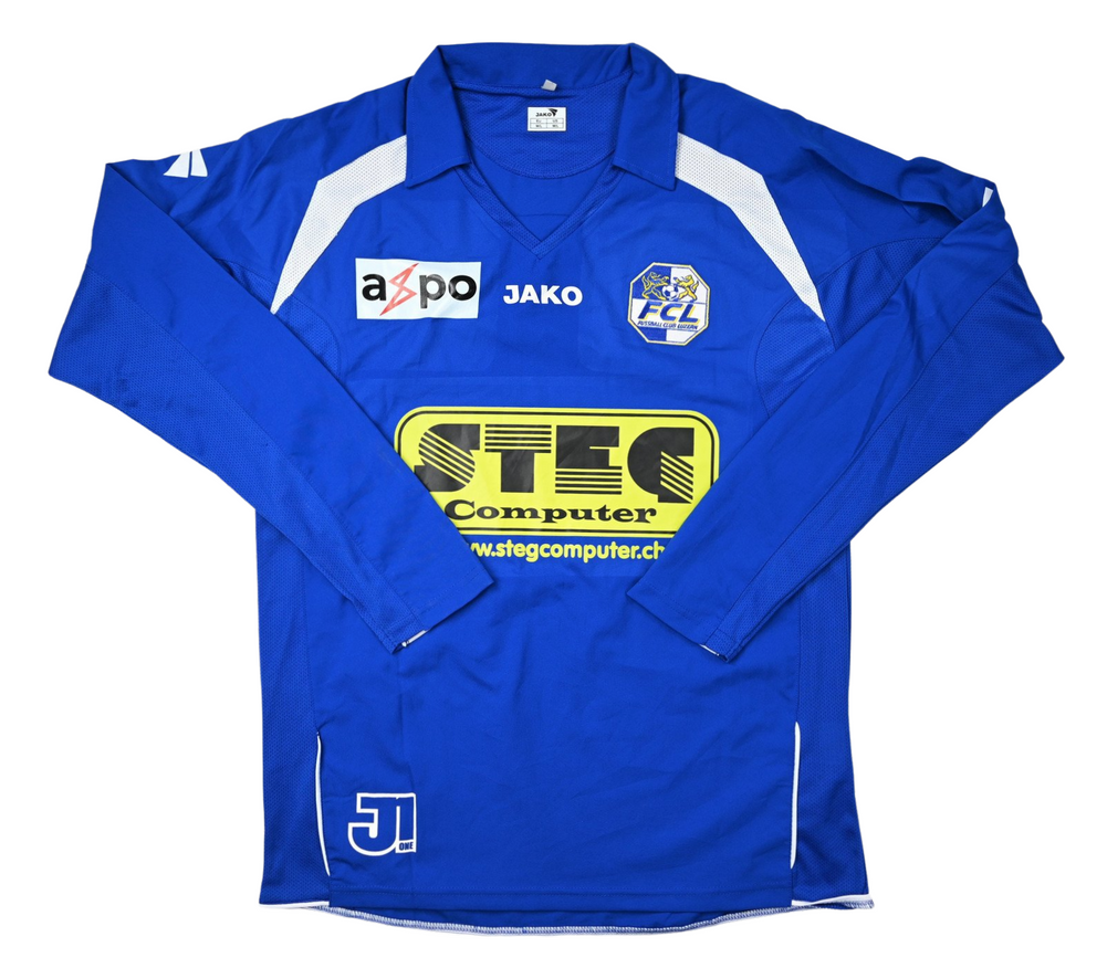 Maillot FC Luzern 2006-07 Jako Match Issue Vintage 8/10