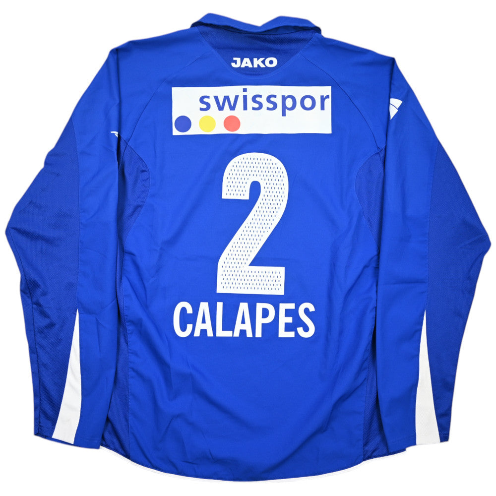 Maillot FC Luzern 2006-07 Jako Match Issue Manches Longues