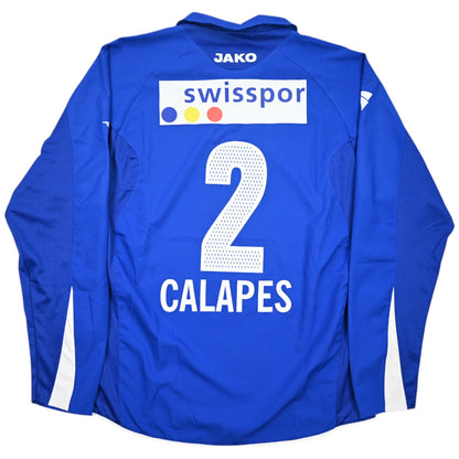 Maillot FC Luzern 2006-07 Jako Match Issue Manches Longues