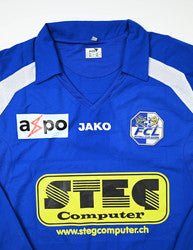 Maillot FC Luzern 2006-07 Jako Match Issue Cantaluppi vintage