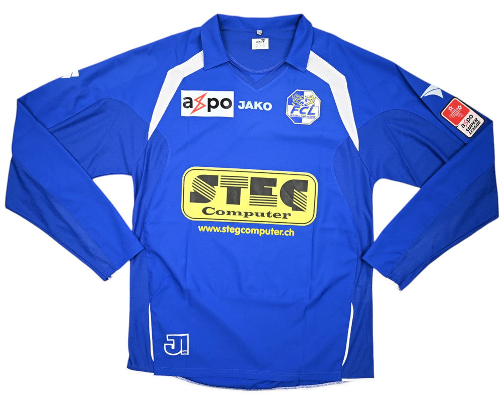 Maillot FC Luzern 2006-07 Jako Domicile Match Issue Vintage