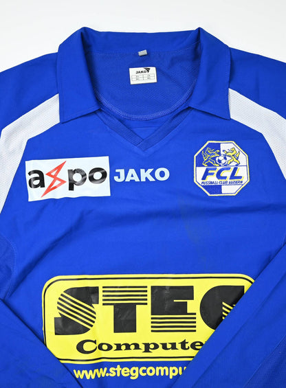 Maillot FC Luzern 2006-07 Jako Match Issue Maliqi vintage