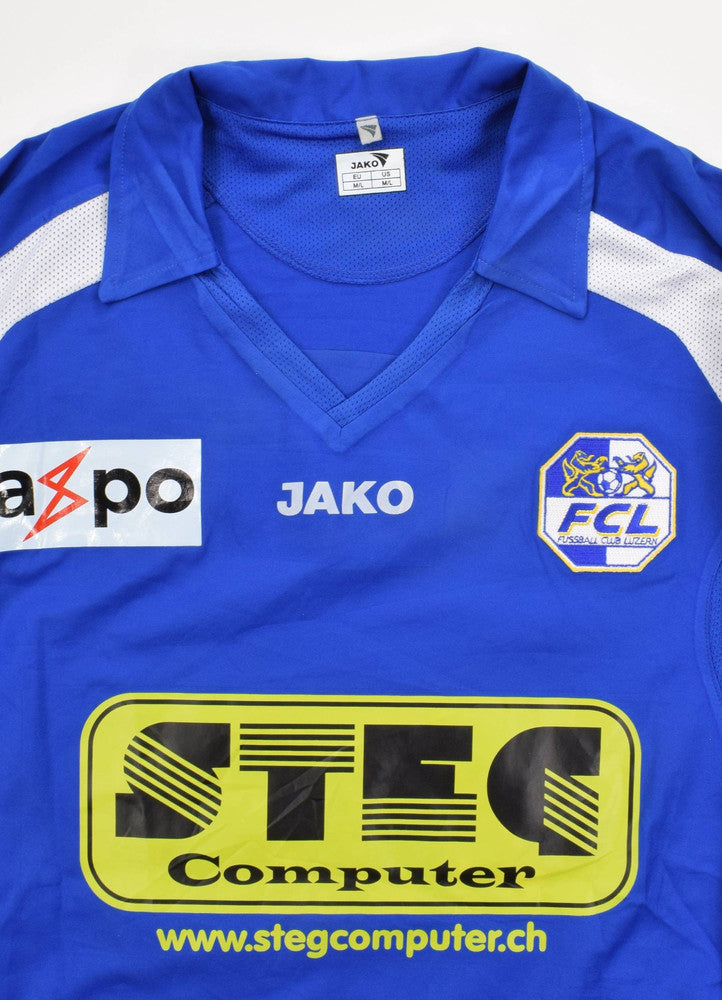 Maillot FC Luzern 2006-07 Jako Domicile Vintage MALIQI