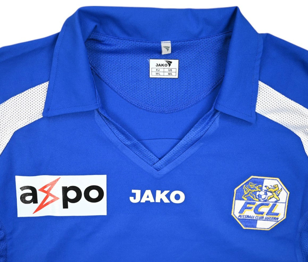 Maillot FC Luzern 2006-07 Jako Match Issue Vintage PAQUITO
