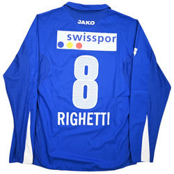 Maillot FC Luzern 2006-07 Jako Match Issue Righetti vintage