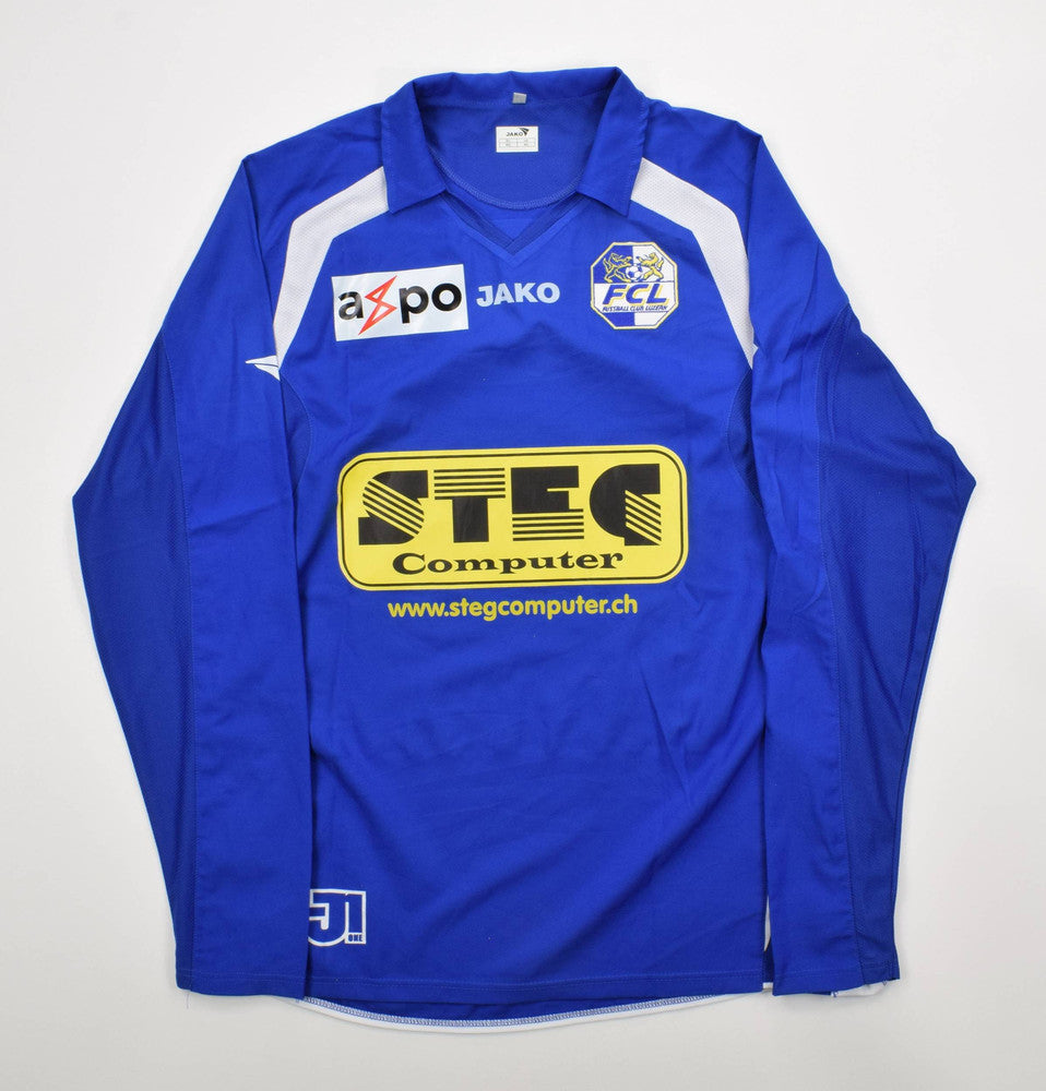 Maillot FC Luzern 2006-07 Jako Domicile Righetti vintage