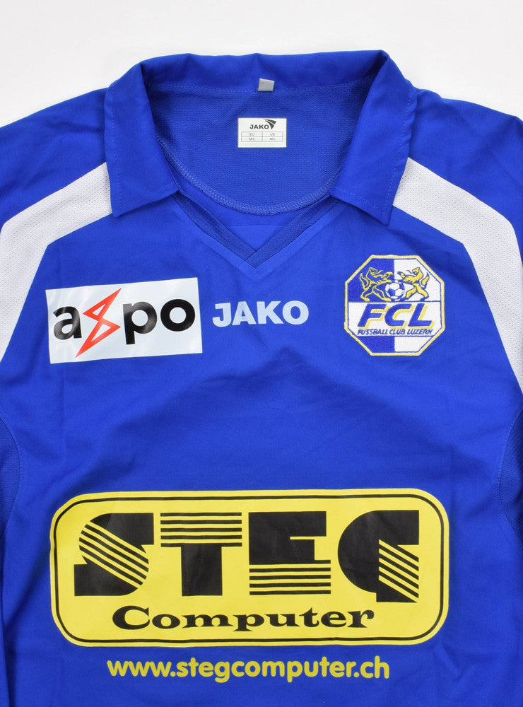 Maillot FC Luzern 2006-07 Jako Domicile Righetti vintage