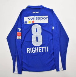 Maillot FC Luzern 2006-07 Jako Domicile Righetti vintage