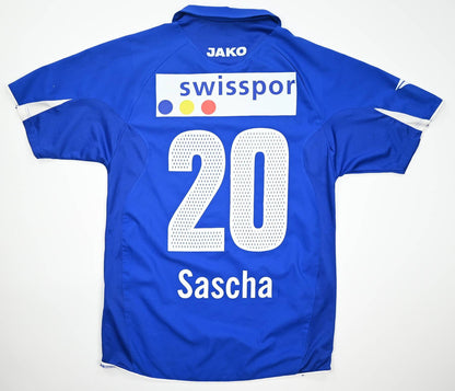 Maillot FC Luzern 2006-07 Jako Domicile Vintage Floqué S