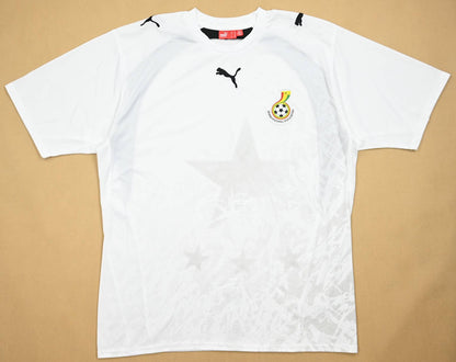 Maillot Ghana Domicile Puma 2006-07 Manches Longues XL Vintage