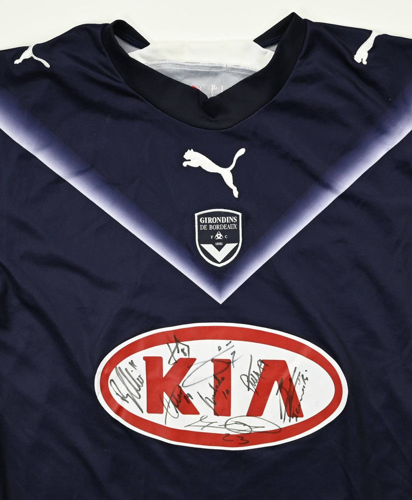 Maillot Extérieur Bordeaux 2006-07 Puma KIA Vintage Signé