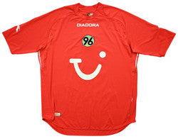 Maillot Hannover 96 Domicile 2006-07 Diadora Vintage TUI Floqué