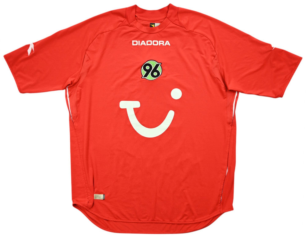 Maillot Hannover 96 Domicile 2006-07 Diadora Vintage TUI Floqué