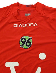 Maillot Hannover 96 Domicile 2006-07 Diadora Vintage TUI