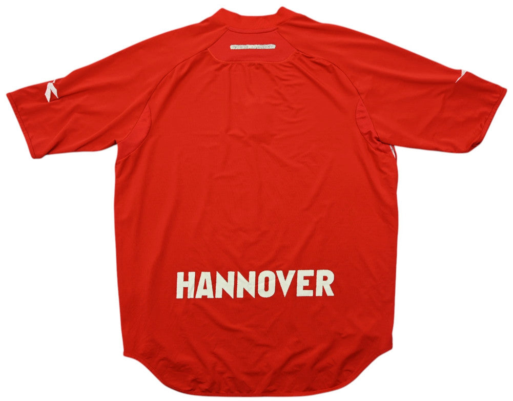 Maillot Hannover 96 Domicile 2006-07 Diadora Vintage TUI