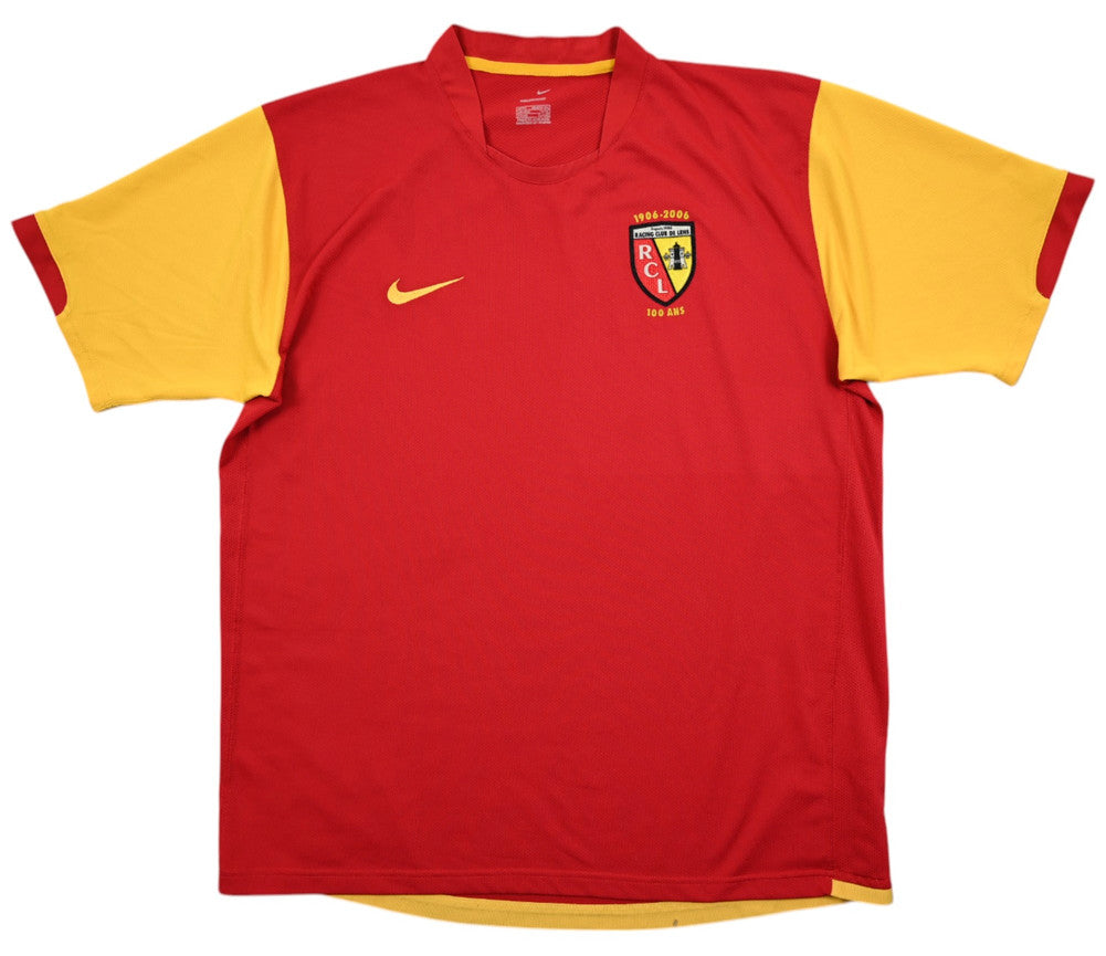 Maillot RC Lens Centenaire 2006-07 Nike Domicile Vintage S