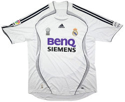 Maillot Real Madrid 2006-07 Beckham Adidas Domicile Vintage XXL