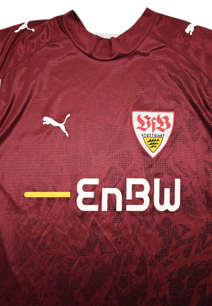 Maillot VFB Stuttgart 2006-07 Manches Longues Puma Domicile Vintage