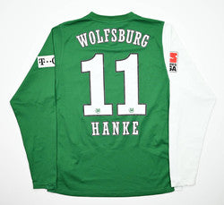Maillot VFL Wolfsburg 2006-07 Nike Domicile Hanke vintage collector