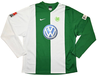 Maillot VFL Wolfsburg 2006-07 Nike Domicile Hanke vintage collector