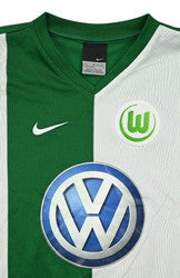 Maillot VfL Wolfsburg 2006-07 Nike Domicile Vintage Santana ML