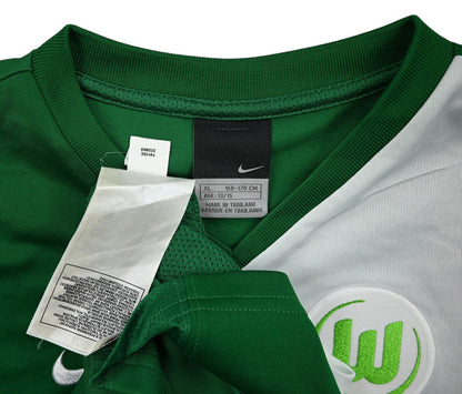 Maillot VfL Wolfsburg 2006-07 Nike Domicile Vintage Santana ML