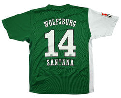 Maillot VfL Wolfsburg 2006-07 Nike Domicile Vintage Santana ML