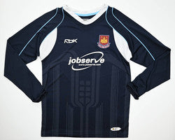 Maillot West Ham Extérieur Reebok 2006-07 Manches Longues Vintage