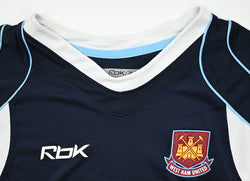 Maillot West Ham Extérieur Reebok 2006-07 Manches Longues Vintage