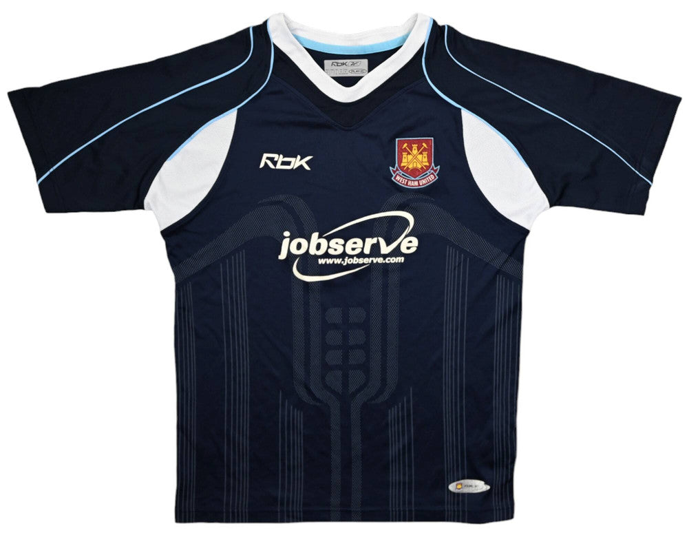 Maillot West Ham Extérieur Reebok 2006-07 Femme Vintage