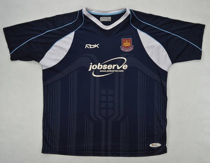 Maillot Extérieur West Ham United 2006-07 Reebok JobServe vintage